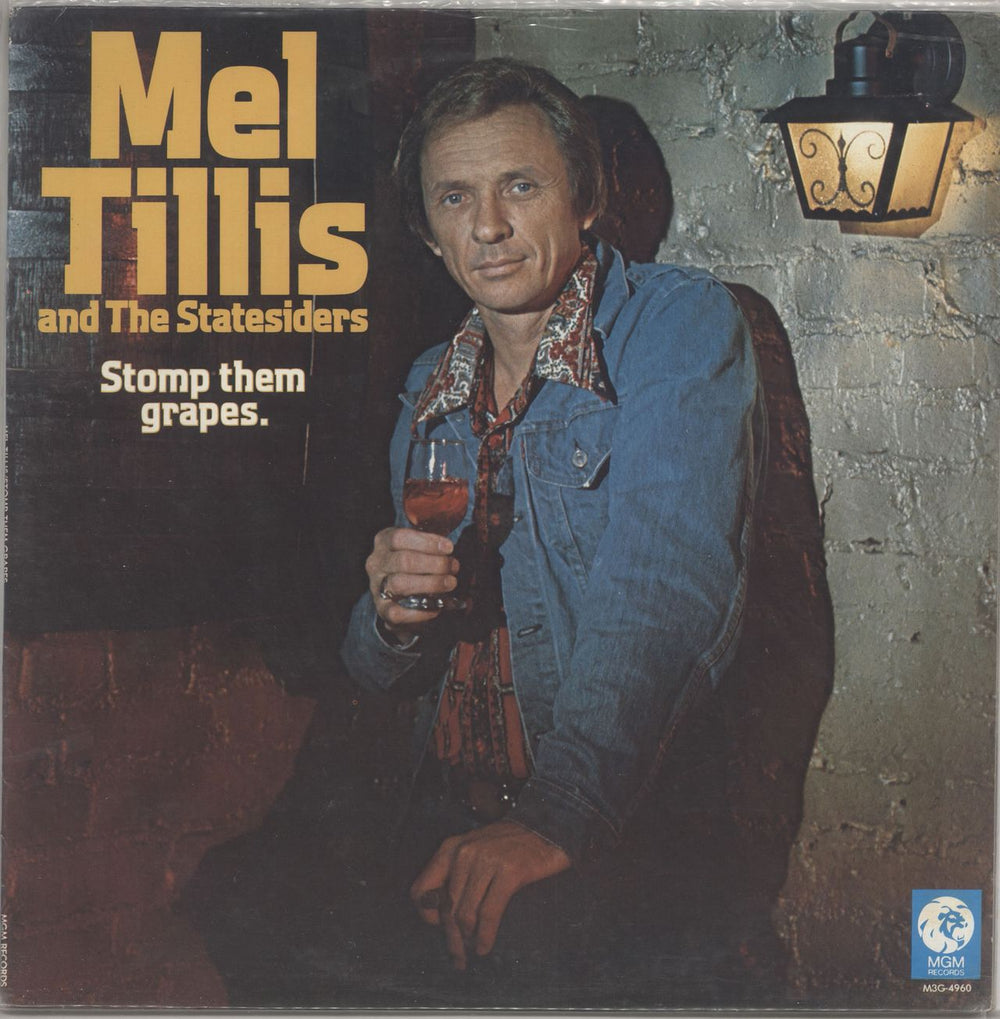 Mel Tillis Stomp Them Grapes US vinyl LP album (LP record) M3G4960