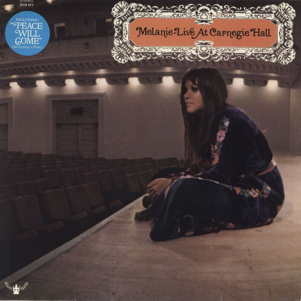 Melanie Live At Carnegie Hall German vinyl LP album (LP record) 2318011