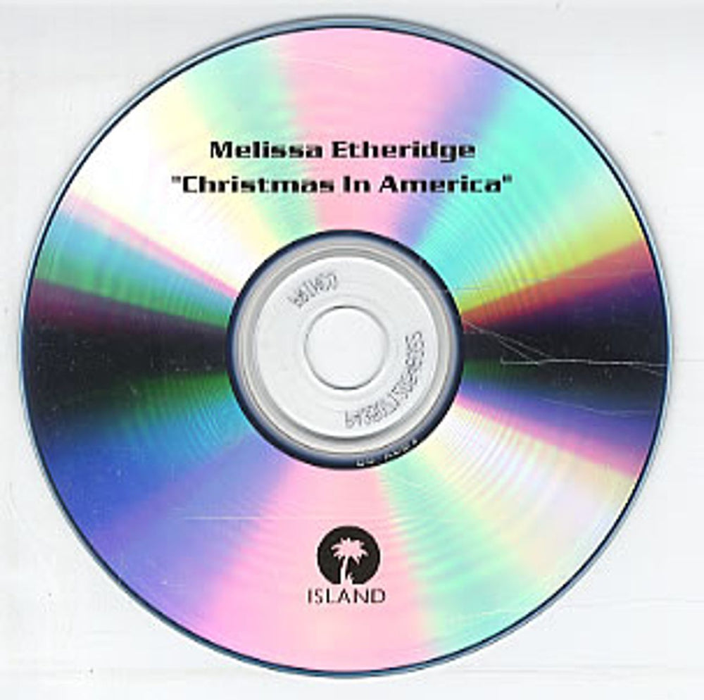 Melissa Etheridge Christmas In America US CD-R acetate CD-R ACETATE