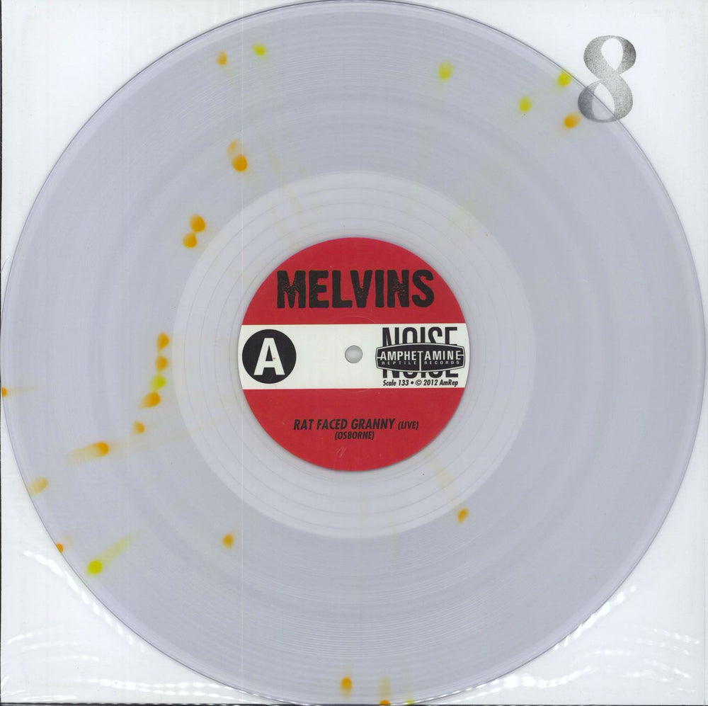 Melvins Sugar Daddy Live Split Series 8 - Splatter on Clear Vinyl US 12" vinyl single (12 inch record / Maxi-single)