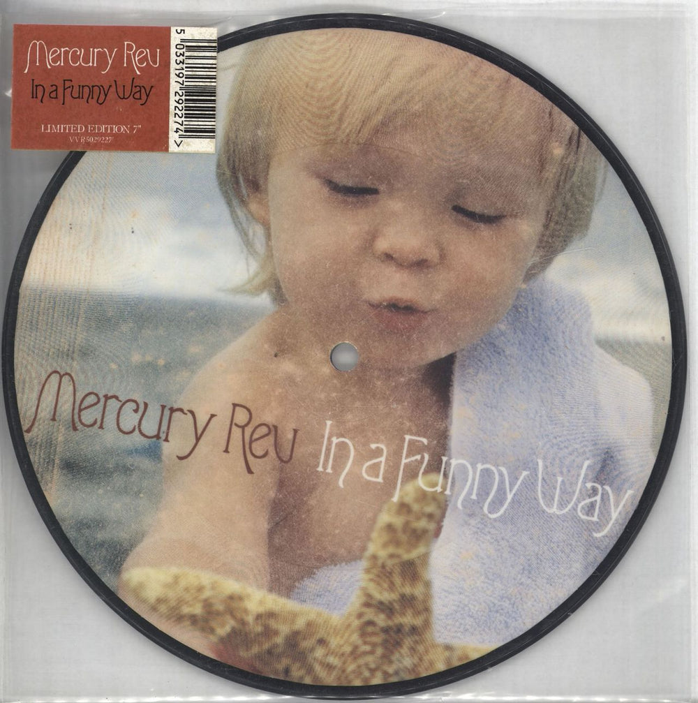 Mercury Rev In A Funny Way UK 7" vinyl picture disc (7 inch picture disc single) VVR5029227