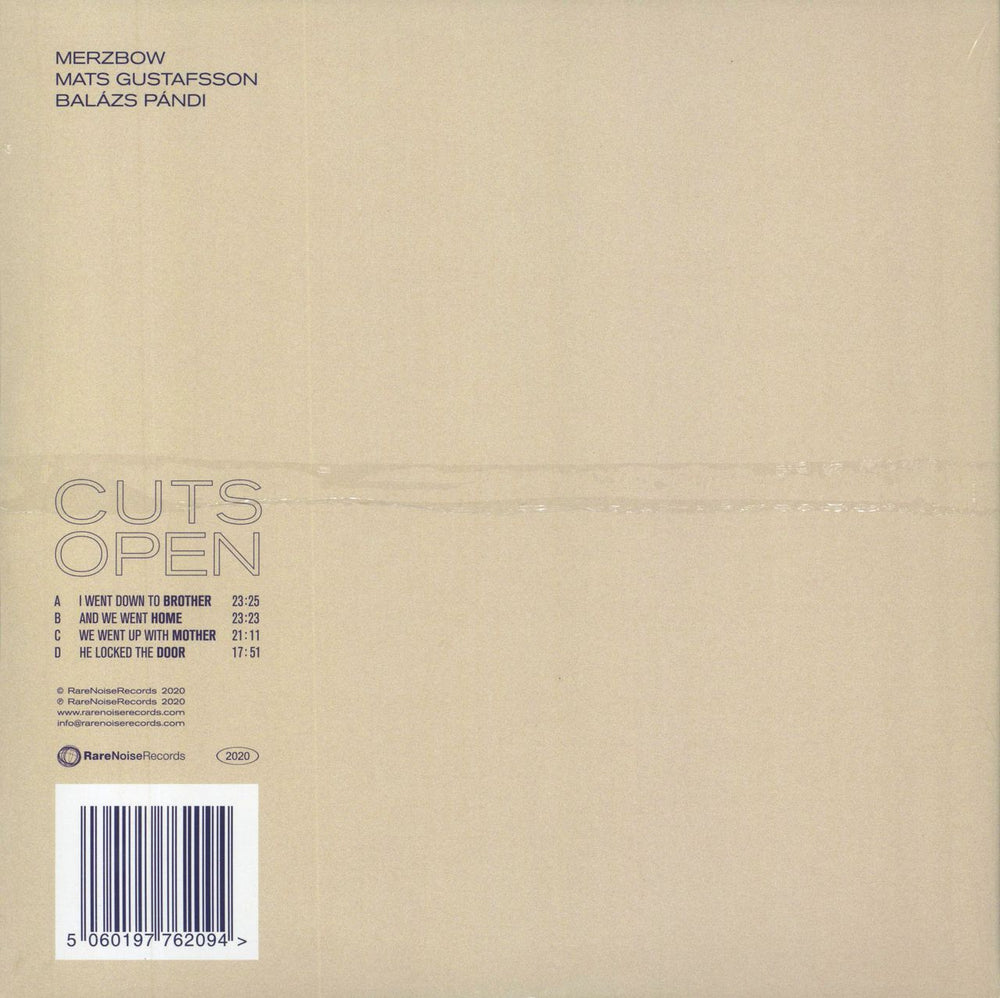 Merzbow Cuts Open - Purple Vinyl UK 2-LP vinyl record set (Double LP Album)