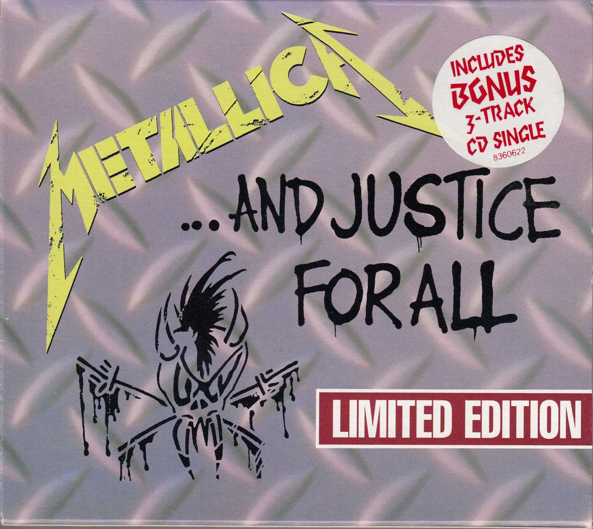 Metallica And Justice For All Australian 2-CD album set