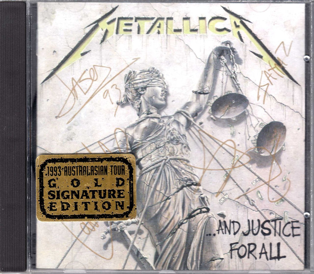 Metallica ...And Justice For All - Signature Edition Australian CD album (CDLP) 836062-2