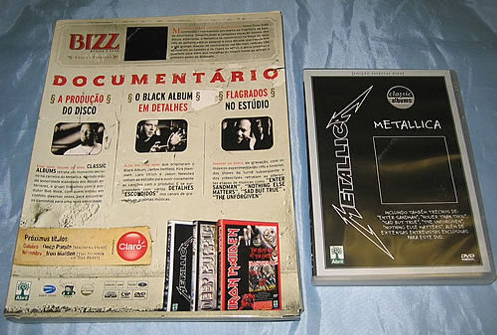 Metallica Classic Albums - The Black Album Brazilian DVD METDDCL343434