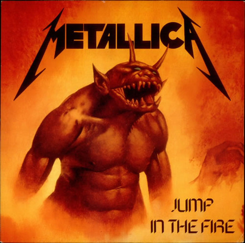 Metallica Jump In The Fire UK 12" vinyl single (12 inch record / Maxi-single) METAL312