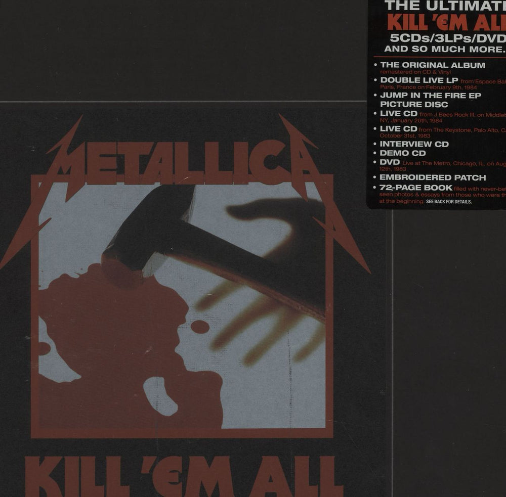 Metallica Kill 'Em All - Deluxe Box Set - Sealed US Vinyl Box Set BLCKND003RD-1