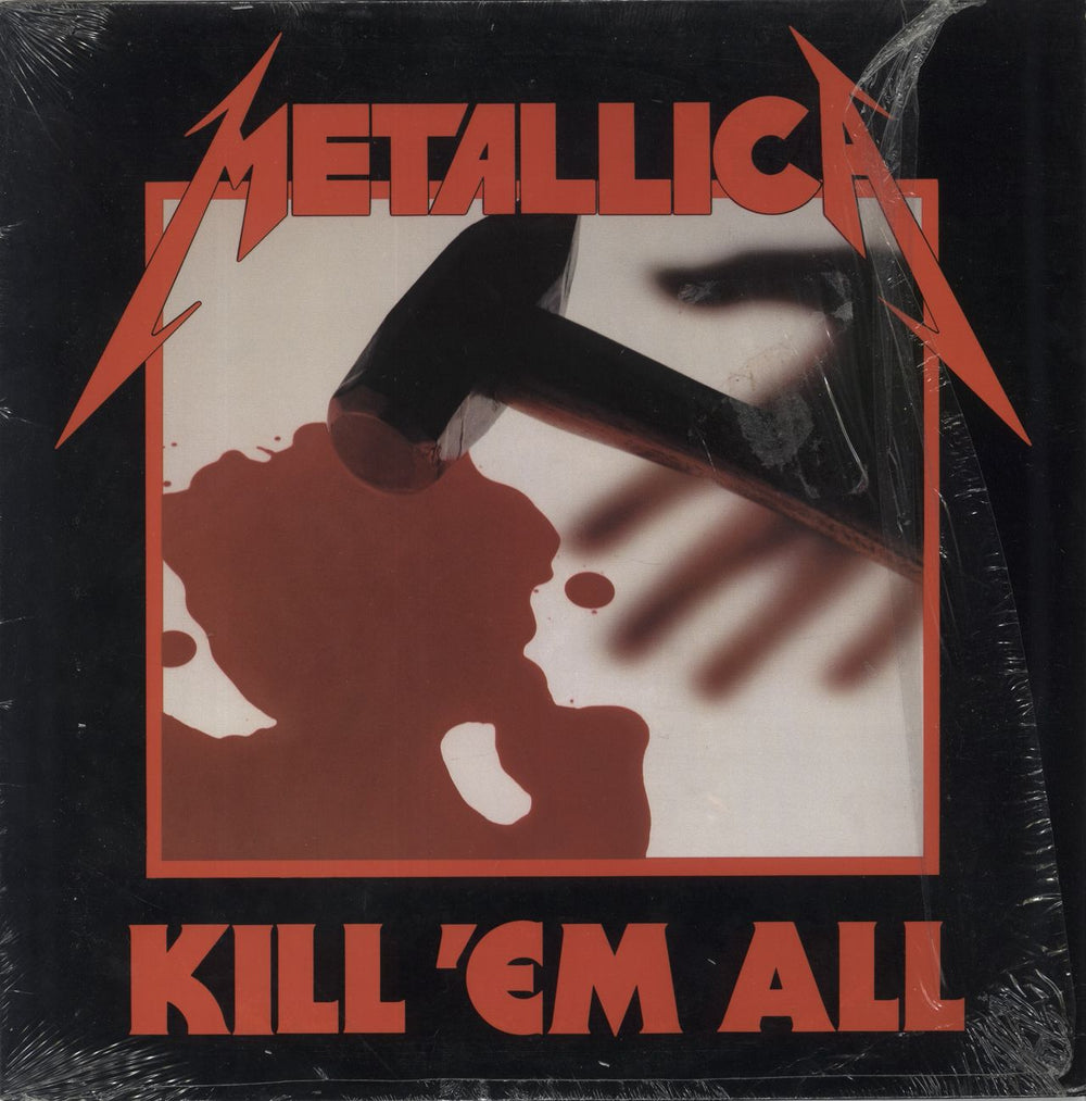 Metallica Kill 'Em All - Shrink - Grey Label US vinyl LP album (LP record) 960766-1