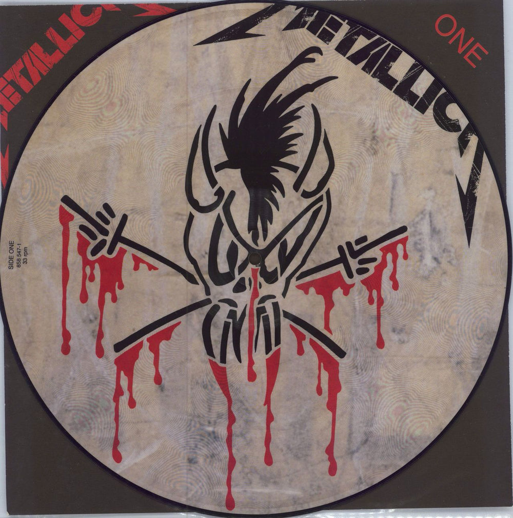 Metallica One German 12" vinyl picture disc (12 inch picture record) 8585471