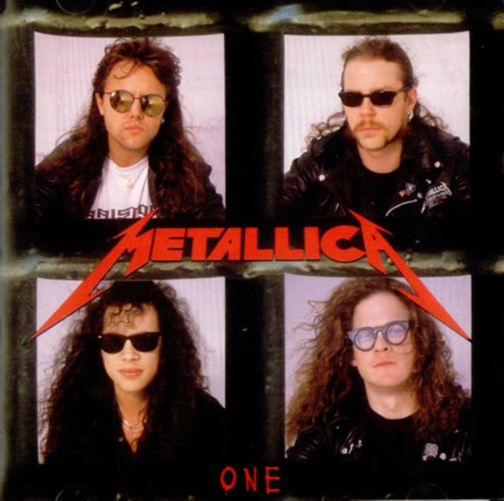 Metallica One - Red disc Japanese CD single (CD5 / 5") 23DP5438