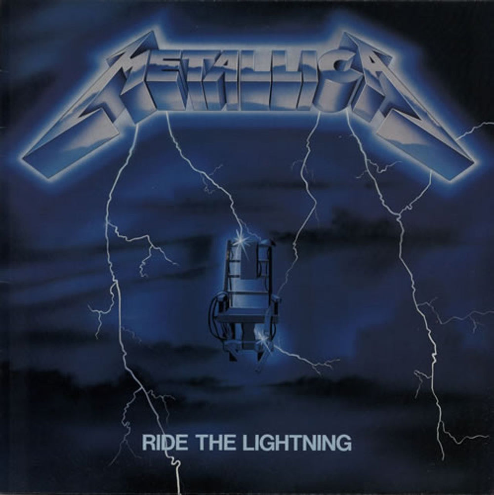 Metallica Ride The Lightning - 2nd French vinyl LP album (LP record) MFN27