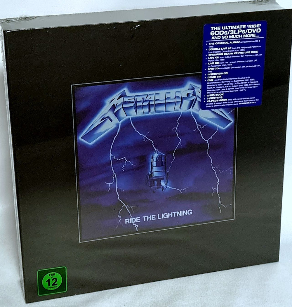 Metallica Ride The Lightning - Deluxe Box Set - Sealed + Mailer US Vinyl Box Set BLCKND004RD-1