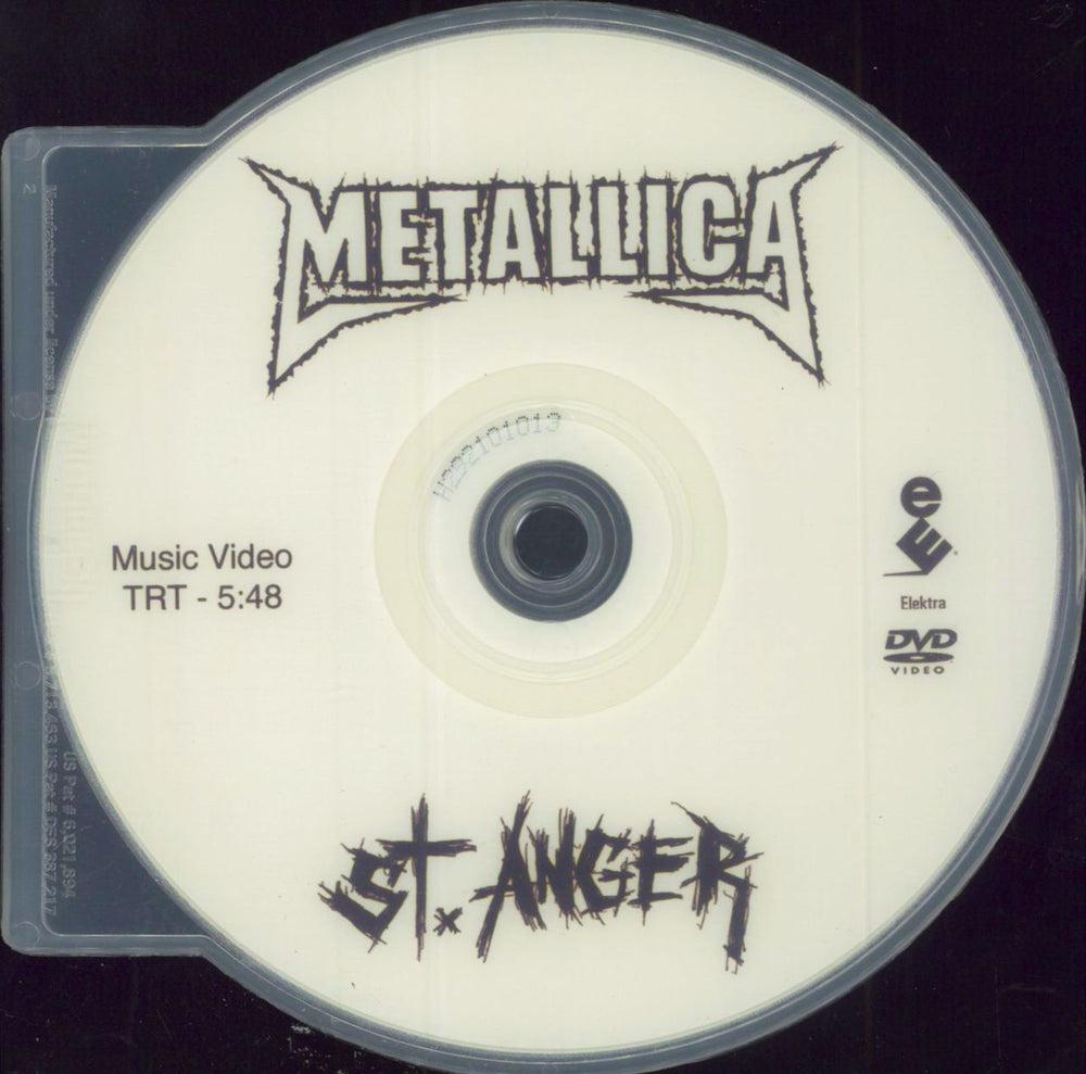 Metallica St. Anger US Promo promo DVD-R DVD-R