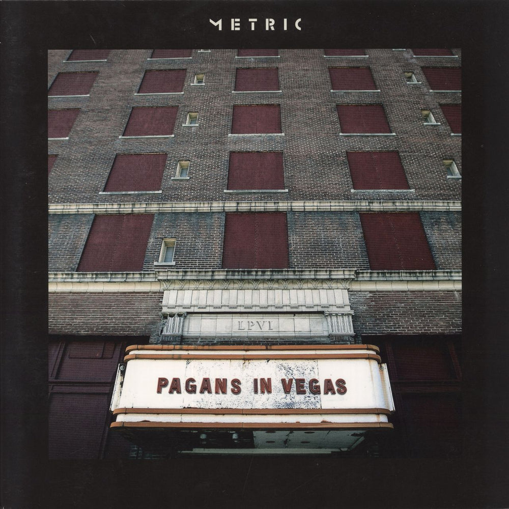 Metric Pagans In Vegas - Black Vinyl UK 2-LP vinyl record set (Double LP Album) MET-80143