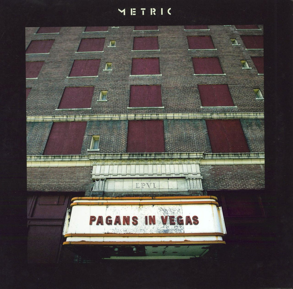 Metric Pagans In Vegas - Coke Bottle Clear Vinyl UK 2-LP vinyl record set (Double LP Album) MET-80143