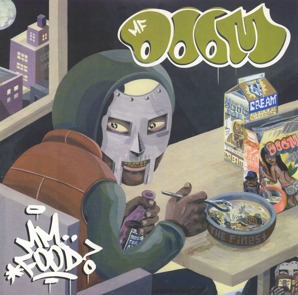 MF Doom Mm..Food - 1st US 2-LP vinyl record set (Double LP Album) RSE0051-1