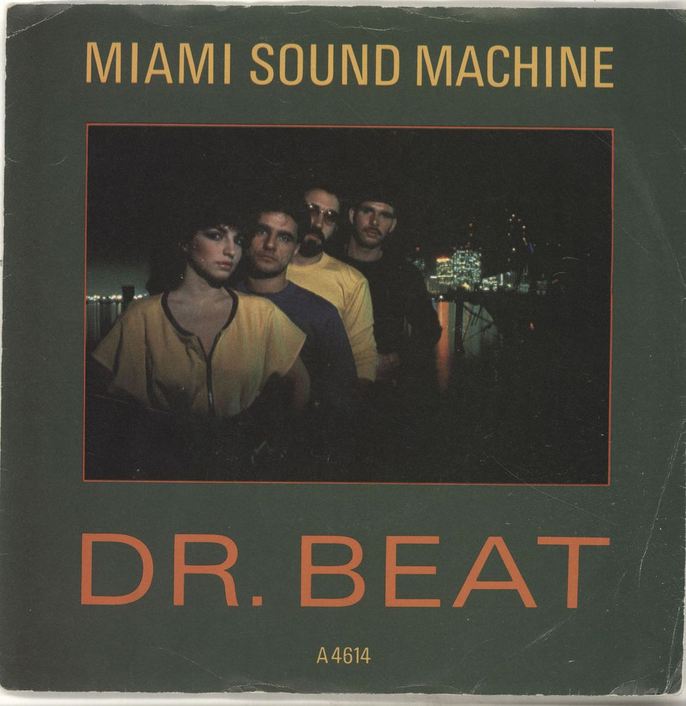 Miami Sound Machine Dr Beat + Sleeve UK 7" vinyl single (7 inch record / 45) A4614