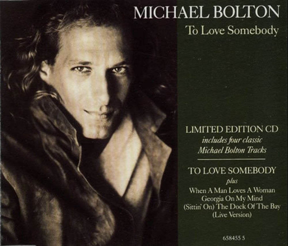 Michael Bolton To Love Somebody UK CD single (CD5 / 5") 6584555