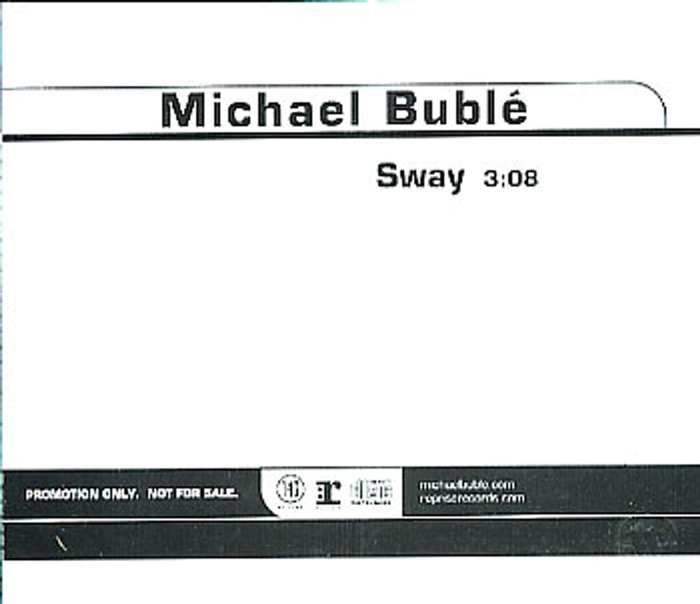 Michael Buble Sway US Promo CD single (CD5 / 5") PRO-CDR-101267