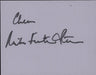 Michael Fenton Stevens Page From An Autograph Book UK memorabilia AUTOGRAPH