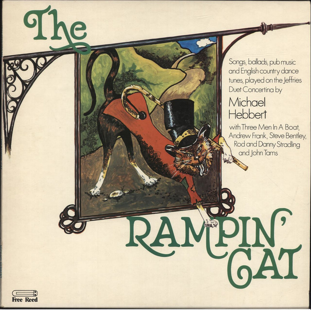 Michael Hebbert The Rampin' Cat UK vinyl LP album (LP record) FRR009