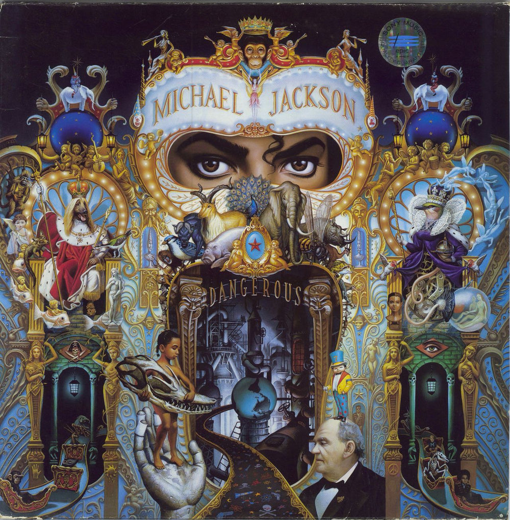 Michael Jackson Dangerous - VG UK 2-LP vinyl record set (Double LP Album) 4658021