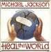 Michael Jackson Heal The World - Poster Sleeve UK 7" vinyl single (7 inch record / 45) 6584887