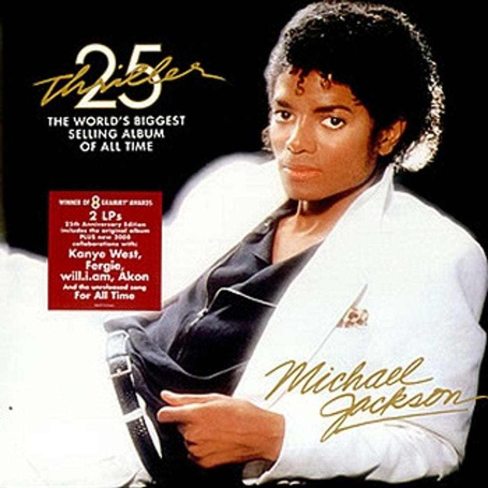 Michael Jackson Thriller - 25th Anniversary Edition UK 2-LP vinyl record set (Double LP Album) 88697233441