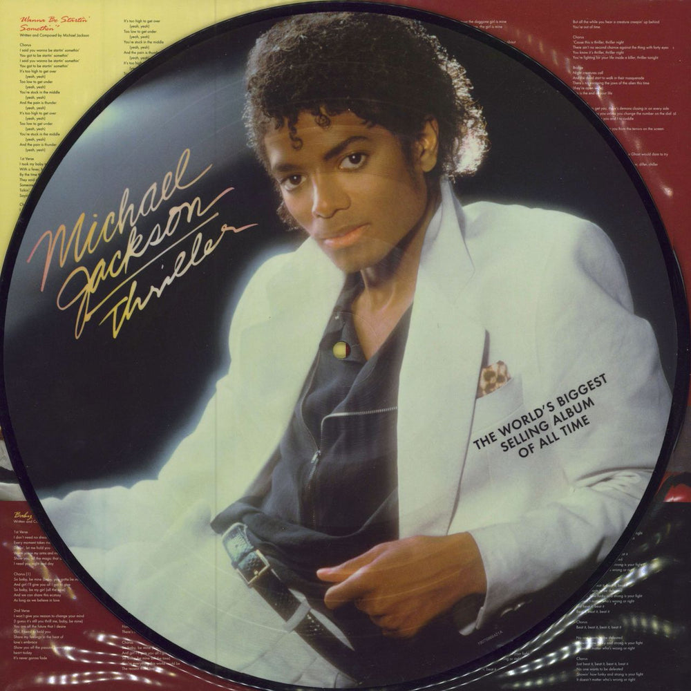 Michael Jackson Thriller - Picture Disc Edition UK picture disc LP (vinyl picture disc album) 1907586642111