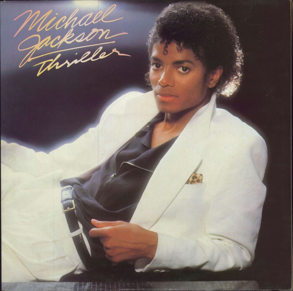 Michael Jackson Thriller + Insert Dutch vinyl LP album (LP record) EPC85930