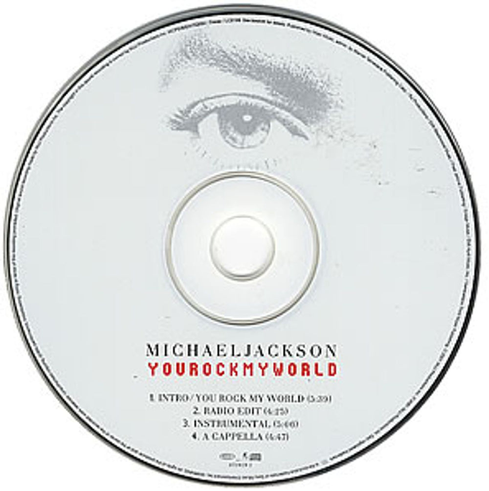 Michael Jackson You Rock My World UK CD single (CD5 / 5") M-JC5YO197404