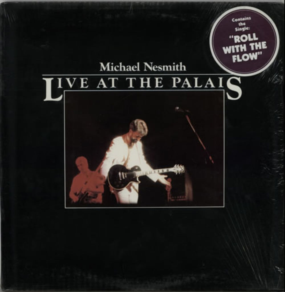 Michael Nesmith Live At The Palais - shrink US vinyl LP album (LP record) PAC7-118