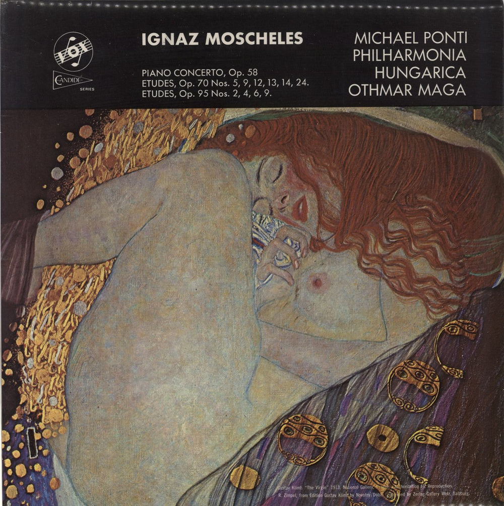 Michael Ponti Ignaz Moscheles: Piano Concerto / Etudes UK vinyl LP album (LP record) STGBY636