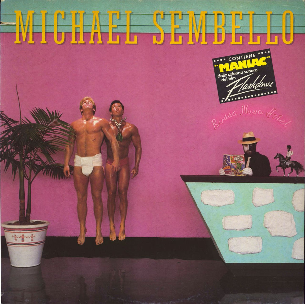 Michael Sembello Bossa Nova Hotel Italian vinyl LP album (LP record) 92-3920-1