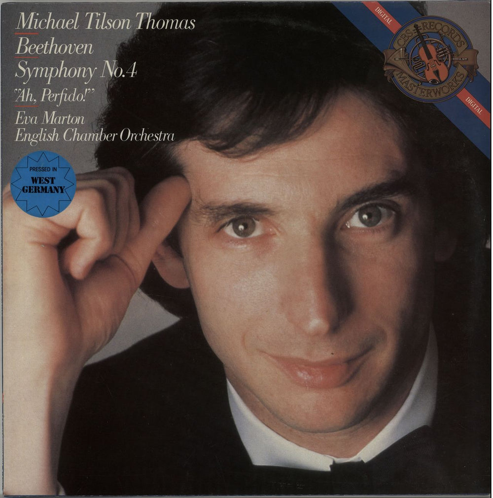 Michael Tilson Thomas Beethoven: Symphony No. 4/ "Ah, Perfido!" Dutch vinyl LP album (LP record) D37209