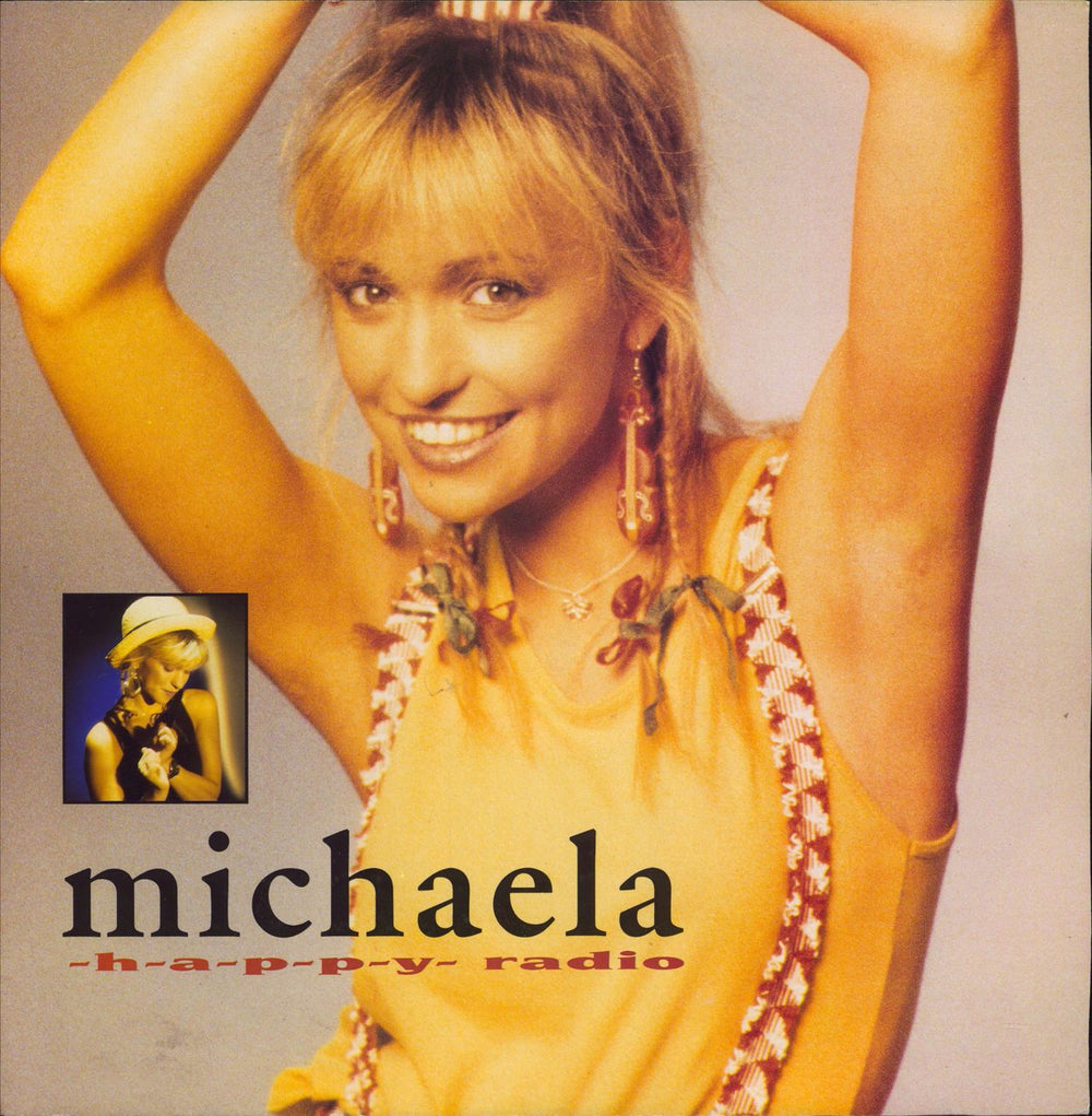 Michaela Happy Radio UK 12" vinyl single (12 inch record / Maxi-single) HHPX1