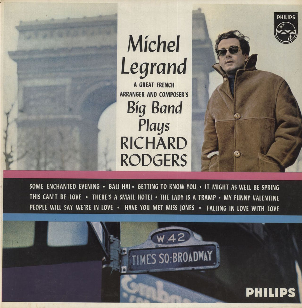 Michel Legrand Plays Richard Rodgers UK vinyl LP album (LP record) BL7605