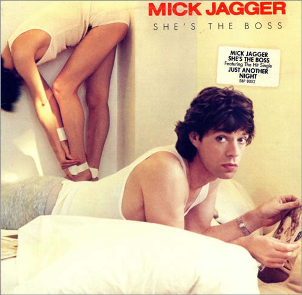 Mick Jagger She's The Boss Australian vinyl LP album (LP record) SBP8052