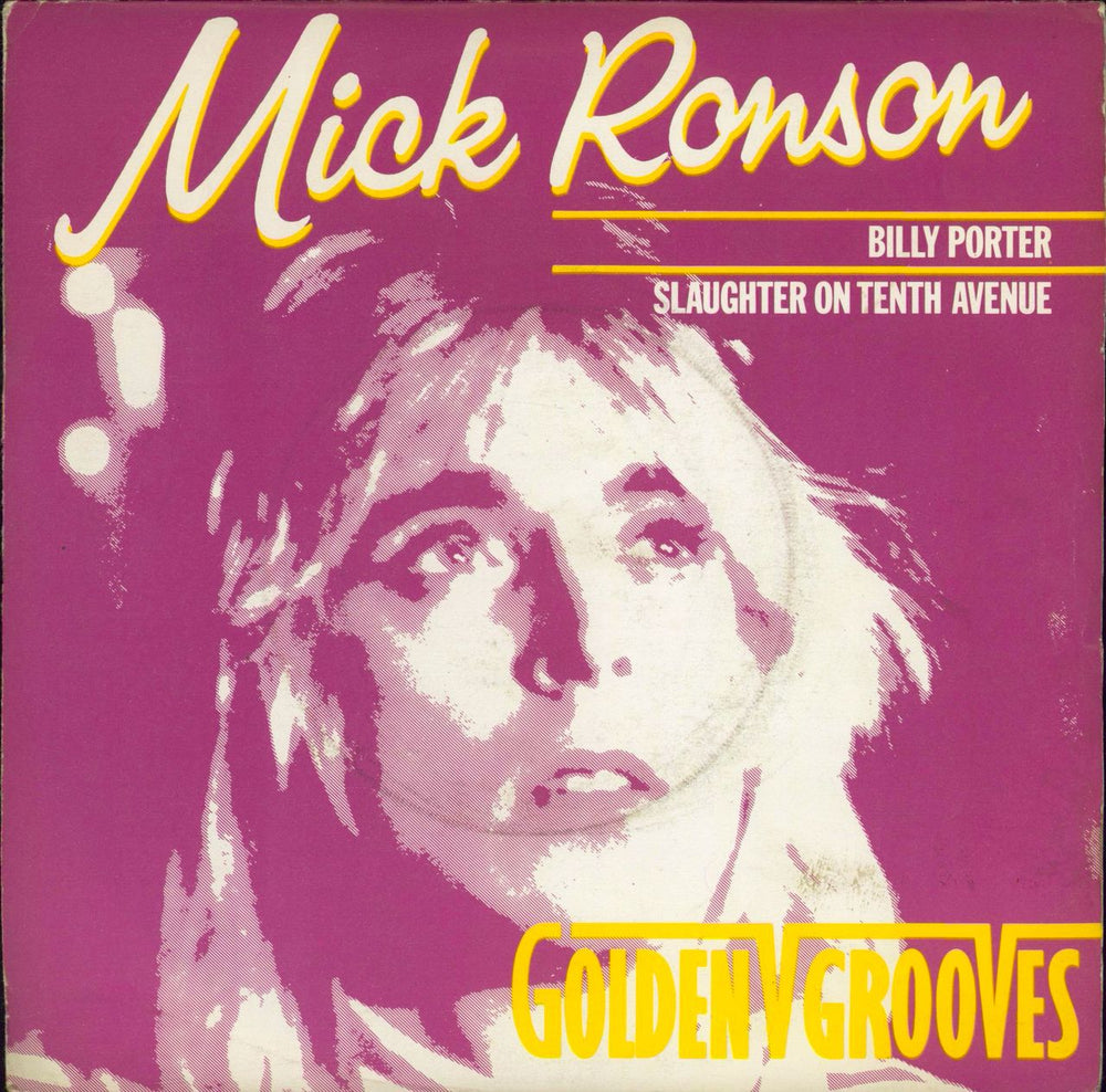 Mick Ronson Billy Porter UK 7" vinyl single (7 inch record / 45) GOLD546