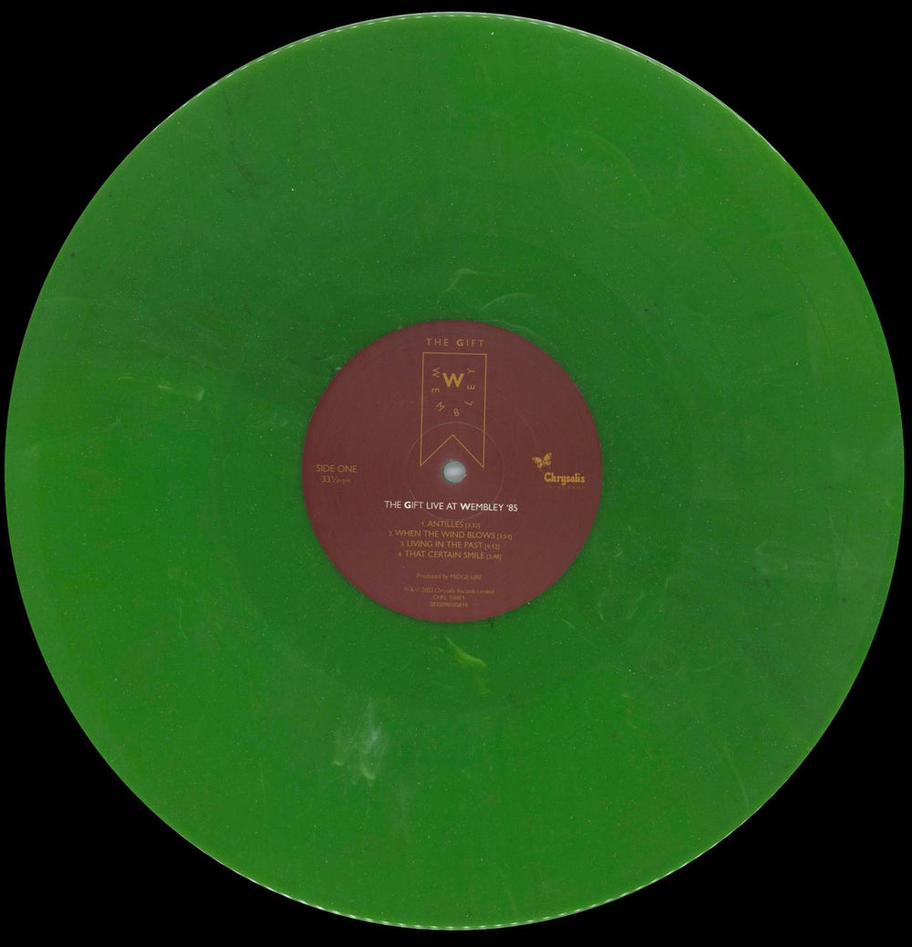 Midge Ure The Gift Live At Wembley '85 - Green Vinyl UK 2-LP vinyl record set (Double LP Album) URE2LTH821145