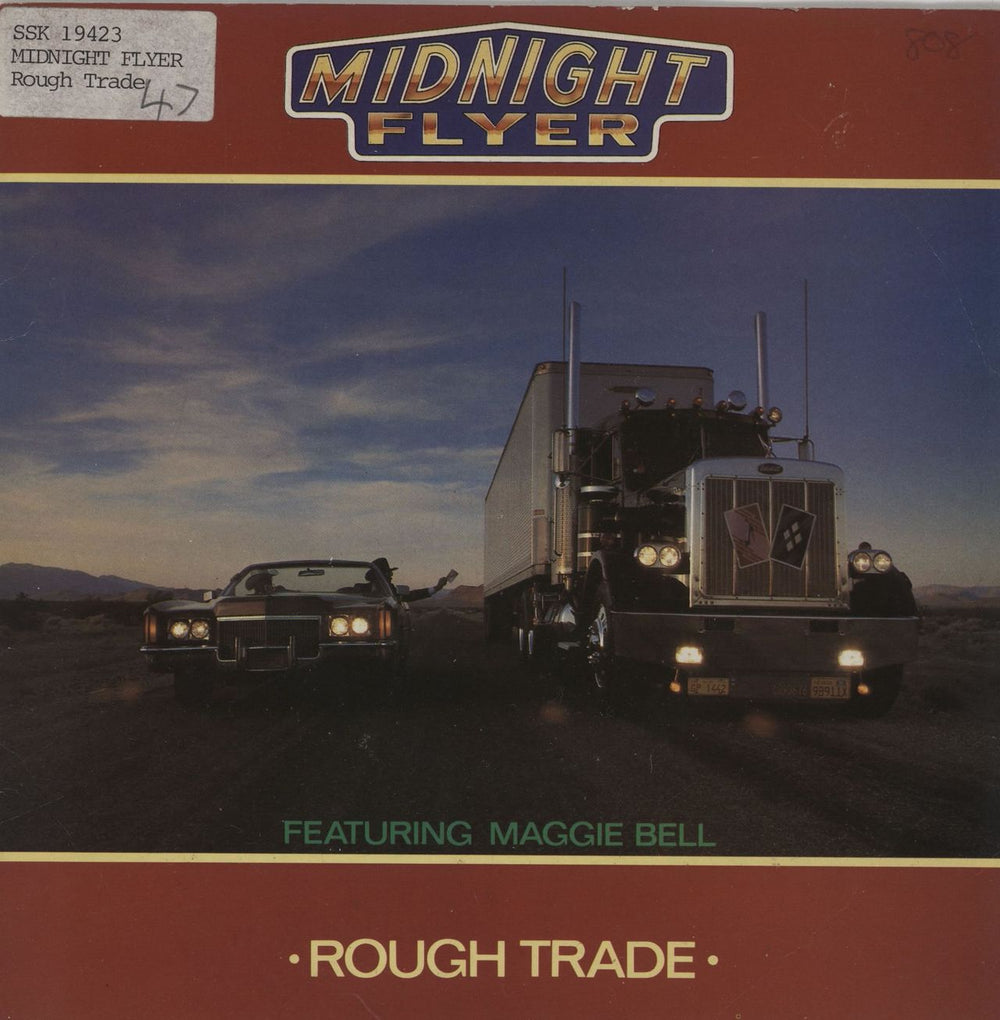 Midnight Flyer Rough Trade UK 7" vinyl single (7 inch record / 45) SSK19423