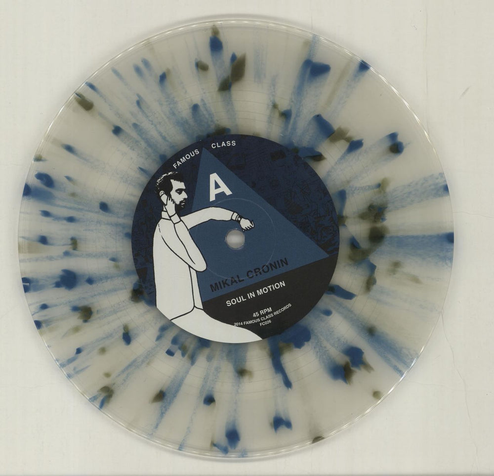 Mikal Cronin Less Artists More Condos Series #11 - Green & Blue Splatter Vinyl US 7" vinyl single (7 inch record / 45) O8K07LE683442