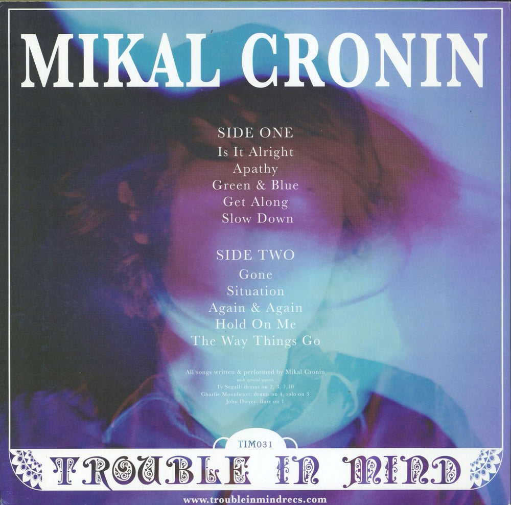 Mikal Cronin Mikal Cronin US vinyl LP album (LP record)