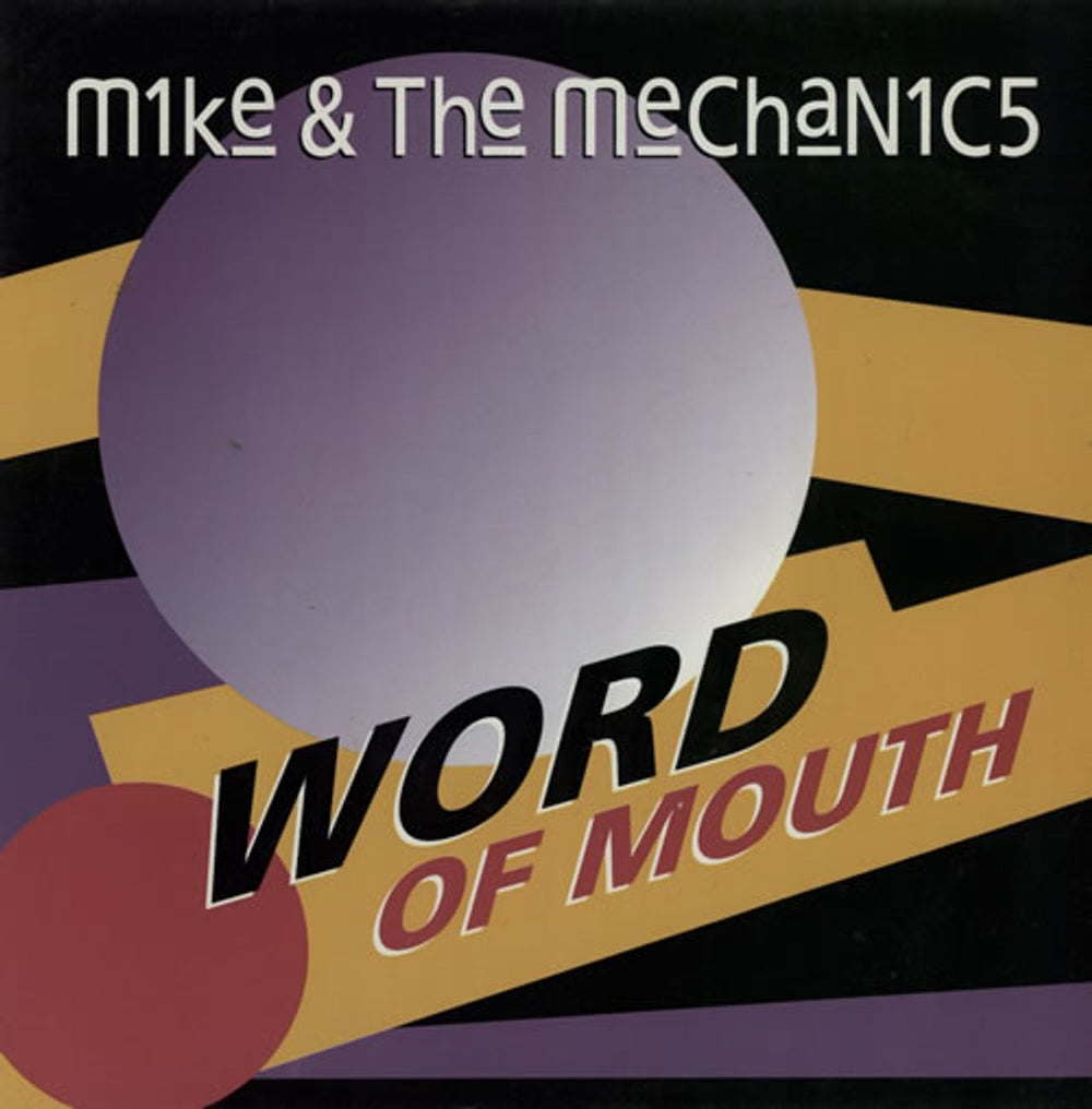 Mike & The Mechanics Word Of Mouth - Injection UK 7" vinyl single (7 inch record / 45) VS1345