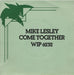 Mike Lesley Come Together - P/S UK Promo 7" vinyl single (7 inch record / 45) WIP6232