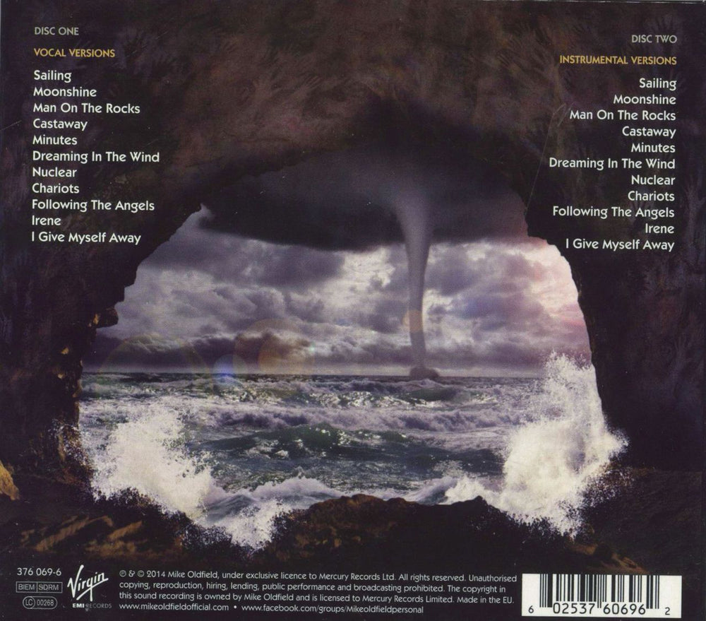 Mike Oldfield Man On The Rocks: Deluxe Edition UK 2 CD album set (Double CD) 602537606962