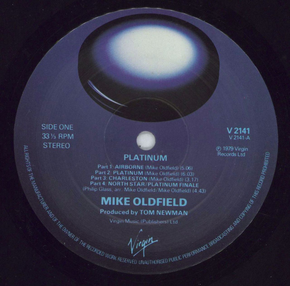 Mike Oldfield Platinum - 2nd - shrink UK vinyl LP album (LP record) OLDLPPL819358