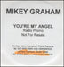 Mikey Graham You're My Angel UK Promo CD-R acetate CD ACETATE