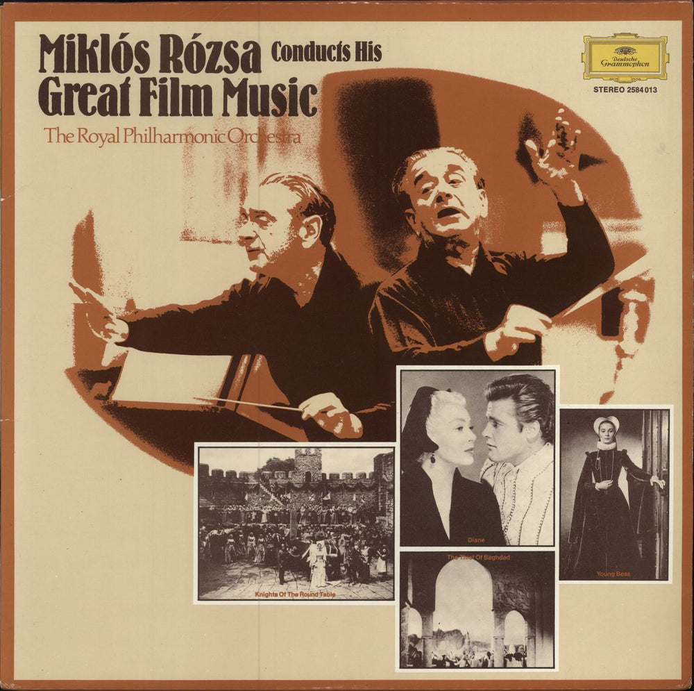 Miklos Rozsa Miklós Rózsa Conducts His Great Film Music German vinyl LP album (LP record) 2584013