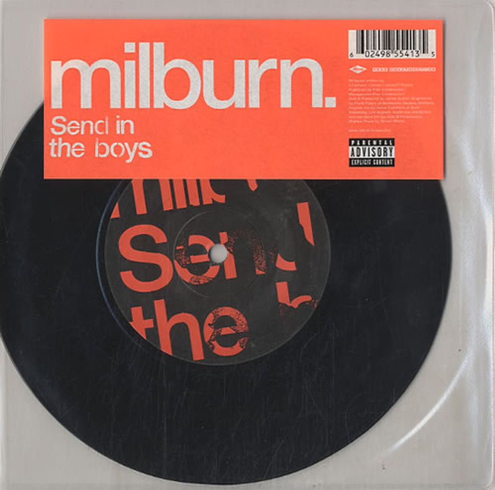 Milburn Send In The Boys UK 7" vinyl single (7 inch record / 45) 9855413